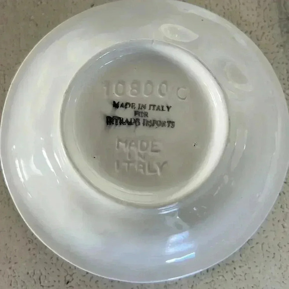 Vintage Italian Bowls with Cherries 3 Hand Painted RARE - Picture 3 of 7